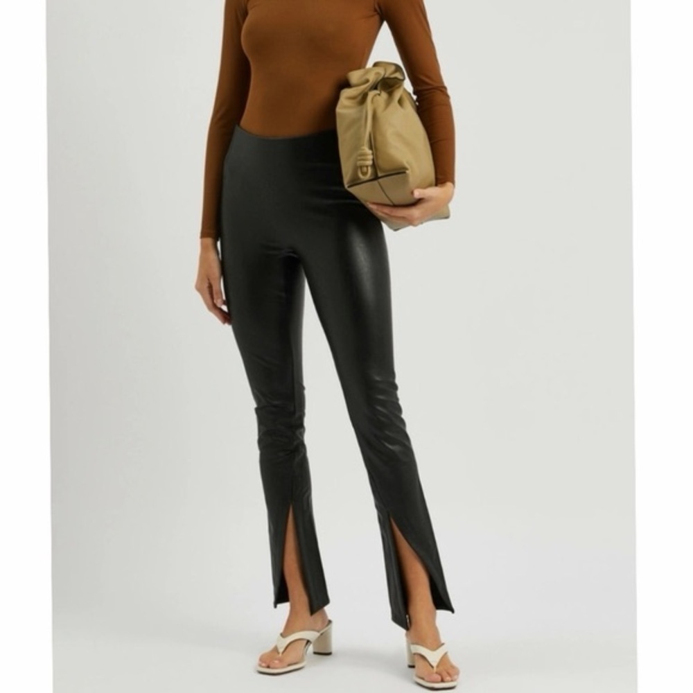 Spanx, Leather-Like Front Slit Skinny